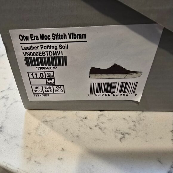 OTW by Vans Era Moc Stitch Potting Soil VN000EBTDMV Men's Size 11 LEATHER SHOES - Picture 13 of 16